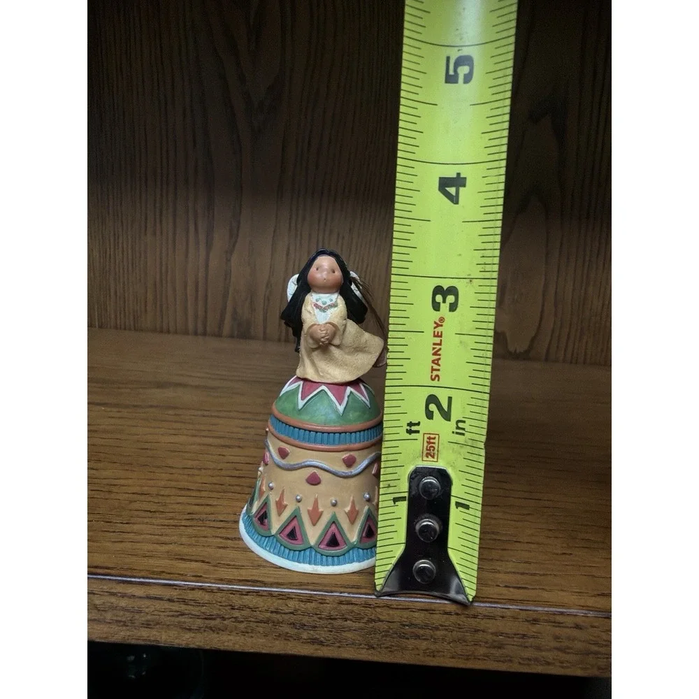 Enesco Friends of the Feather Angel Singing Bell 550442 Ceramic w/ Box 1999